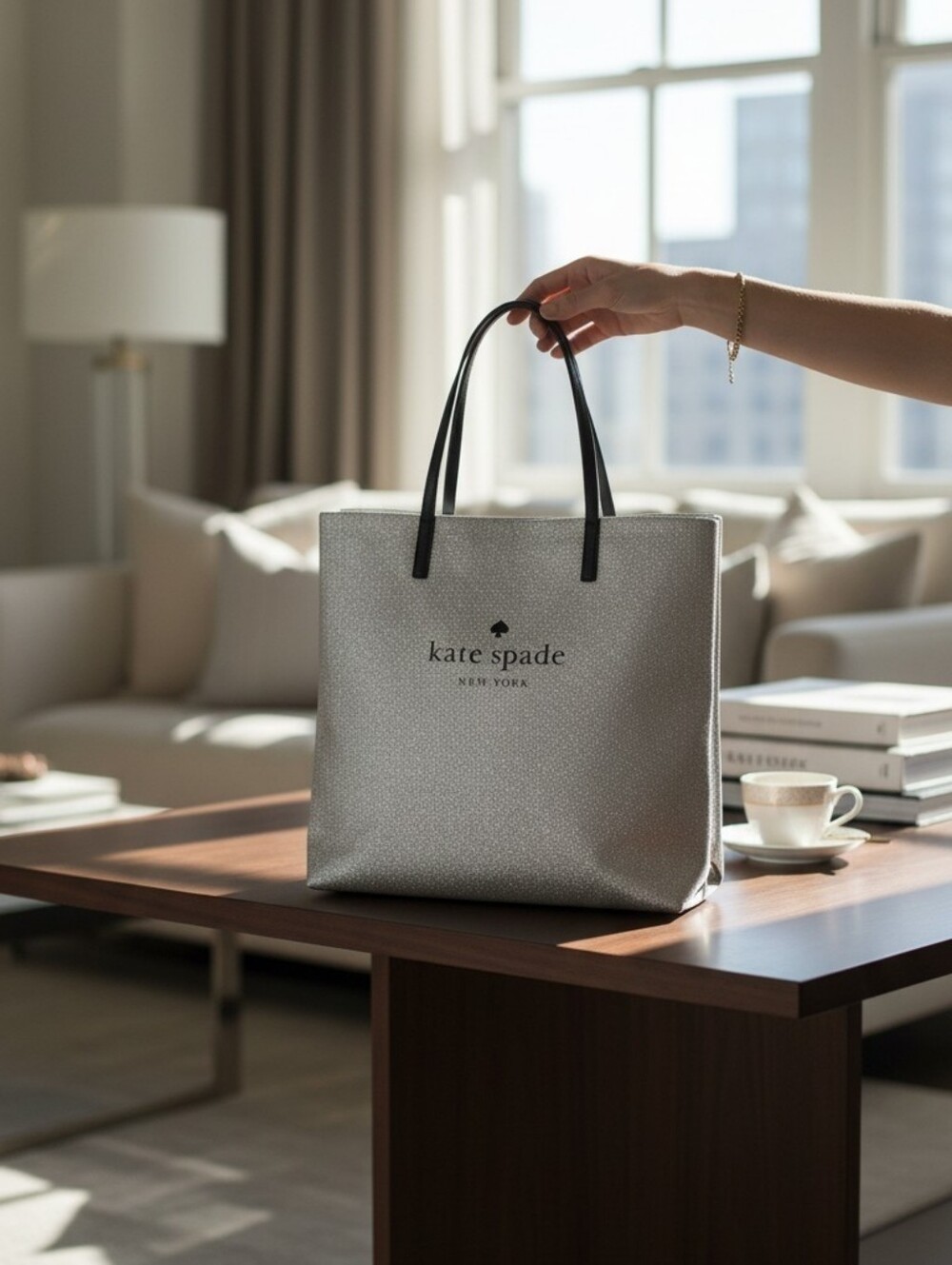 Kate Spade New York Holiday Drive Sparkler Bon Shopper Tote